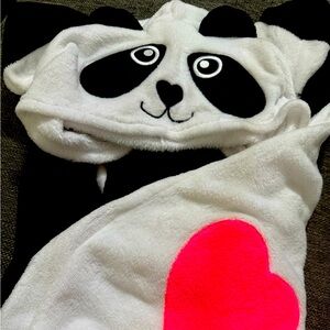 Rue21 Panda Hoodie with Pink Heart
